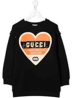 Gucci Kids толстовка с пайетками
