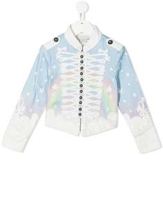 Stella McCartney Kids джинсовая куртка Magic Rainbow