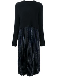 AllSaints платье-джемпер Leowa с контрастным подолом
