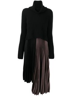 AllSaints платье-джемпер Jessie с контрастным подолом