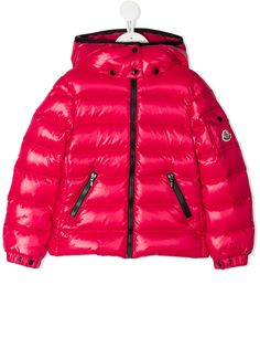 Moncler Kids пуховик с капюшоном