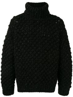 Dolce & Gabbana джемпер крупной вязки с высоким воротником