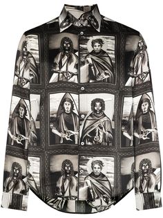 Edward Crutchley рубашка с принтом