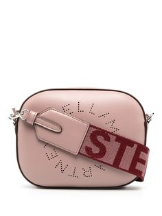 Stella McCartney поясная сумка с перфорированным логотипом