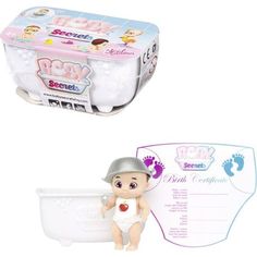 Кукла Zapf Creation Baby Secrets с ванной