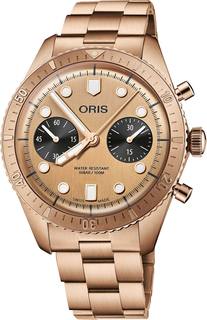 Швейцарские мужские часы в коллекции Divers Мужские часы Oris 771-7744-31-82-set