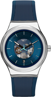Швейцарские мужские часы в коллекции Sistem51 Мужские часы Swatch YIS430