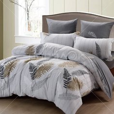 Постельное белье Karteks евро сатин (простыня 230х250 см, 2 наволочки 70х70 см, 2 наволочки 50х70 см, пододеяльник 200х220 см) КВ423