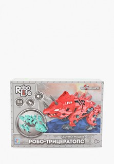 Игрушка интерактивная Robolife сборная модель "Робо-трицератопс"