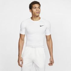 Мужская футболка с плотной посадкой и коротким рукавом Nike Pro