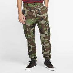 Мужские брюки карго с камуфляжем для скейтбординга Nike SB Flex FTM