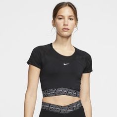 Женская футболка с коротким рукавом Nike Pro Dri-FIT