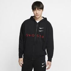 Мужская худи из ткани френч терри с молнией во всю длину Nike Sportswear Swoosh