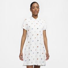 Платье с принтом The Nike Polo
