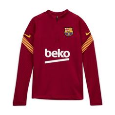 Футболка для футбольного тренинга для школьников FC Barcelona Strike Nike