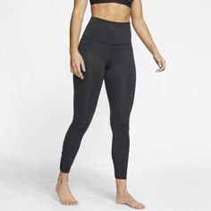 Женские слегка укороченные тайтсы со сборками Nike Yoga
