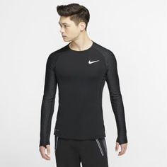Мужская футболка с длинным рукавом для тренинга Nike Pro