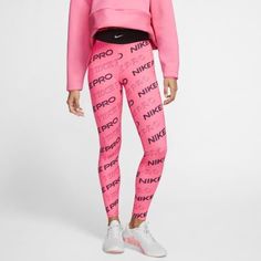 Женские тайтсы с принтом Nike Pro