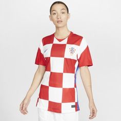 Женское футбольное джерси из домашней формы сборной Хорватии 2020 Stadium Nike