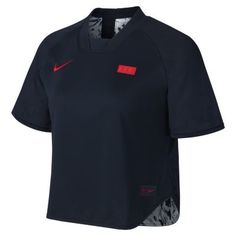 Женская игровая футболка с коротким рукавом и двусторонним дизайном FFF Nike