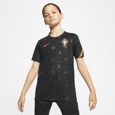 Игровая футболка с коротким рукавом для школьников Португалия Nike