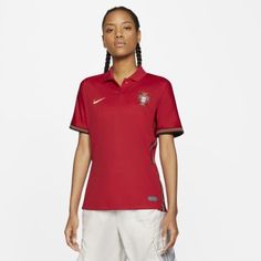 Женское футбольное джерси Portugal 2020 Stadium Home Nike