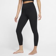 Женские слегка укороченные тайтсы из ткани Infinalon Nike Yoga Luxe