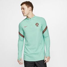 Мужская футболка для футбольного тренинга Nike VaporKnit Portugal Strike