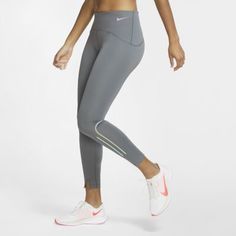 Женские слегка укороченные тайтсы для бега из матового материала Nike Speed