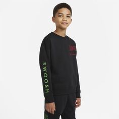 Свитшот для мальчиков школьного возраста Nike Sportswear Swoosh