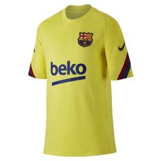 Игровая футболка с коротким рукавом для школьников FC Barcelona Strike Nike