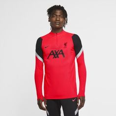 Мужская футболка для футбольного тренинга Liverpool FC VaporKnit Strike Nike