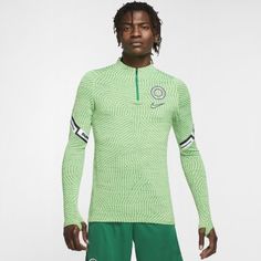 Мужская футболка для футбольного тренинга Nigeria Strike Nike