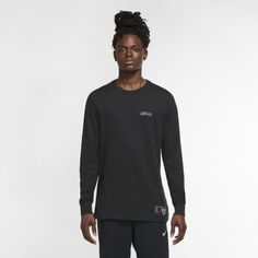 Мужская баскетбольная футболка с длинным рукавом Nike Dri-FIT LeBron