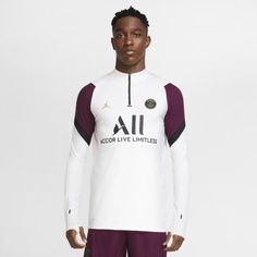 Мужская футболка для футбольного тренинга Paris Saint-Germain VaporKnit Strike Nike