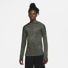Мужская футболка с длинным рукавом для тренинга Nike Pro Warm Utility