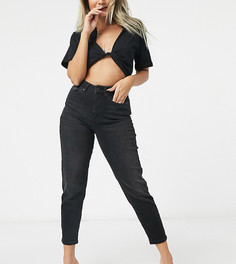 Черные выбеленные джинсы в винтажном стиле Only Petite Veneda-Черный