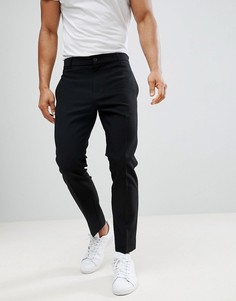 Черные брюки Weekday-Черный