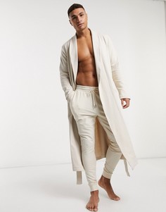 Бежевый халат для дома ASOS DESIGN-Neutral