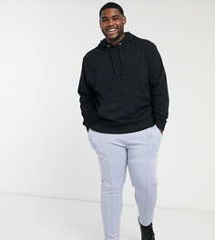 Светло-голубые зауженные джоггеры скинни ASOS DESIGN-Синий