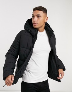 Черный ультраплотный пуховик Abercrombie & Fitch