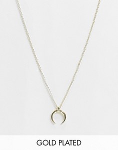 Золотистое ожерелье-цепочка с позолотой 18 карат Pieces