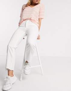 Белые джинсы прямого кроя из переработанного хлопка Pimkie-Белый