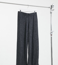 Серые брюки из джерси с широкими штанинами Only Curve-Серый