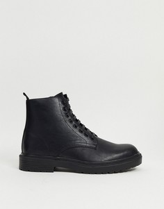 Черные ботинки Topman-Черный