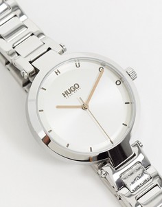 Серебристые наручные часы HUGO hope 1540076-Серебряный