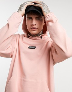 Oversized-худи с логотипом ASOS Unrvlld Supply-Розовый