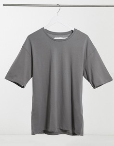 Oversized-футболка в цвете серый меланж Jack & Jones Originals
