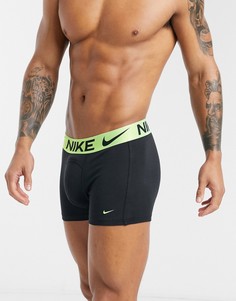 Черные трусы-боксеры из хлопка с добавлением модала Nike Luxe-Черный