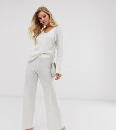 Комбинируемые брюки с добавлением шерсти и широкими штанинами Micha Lounge Luxe-Белый